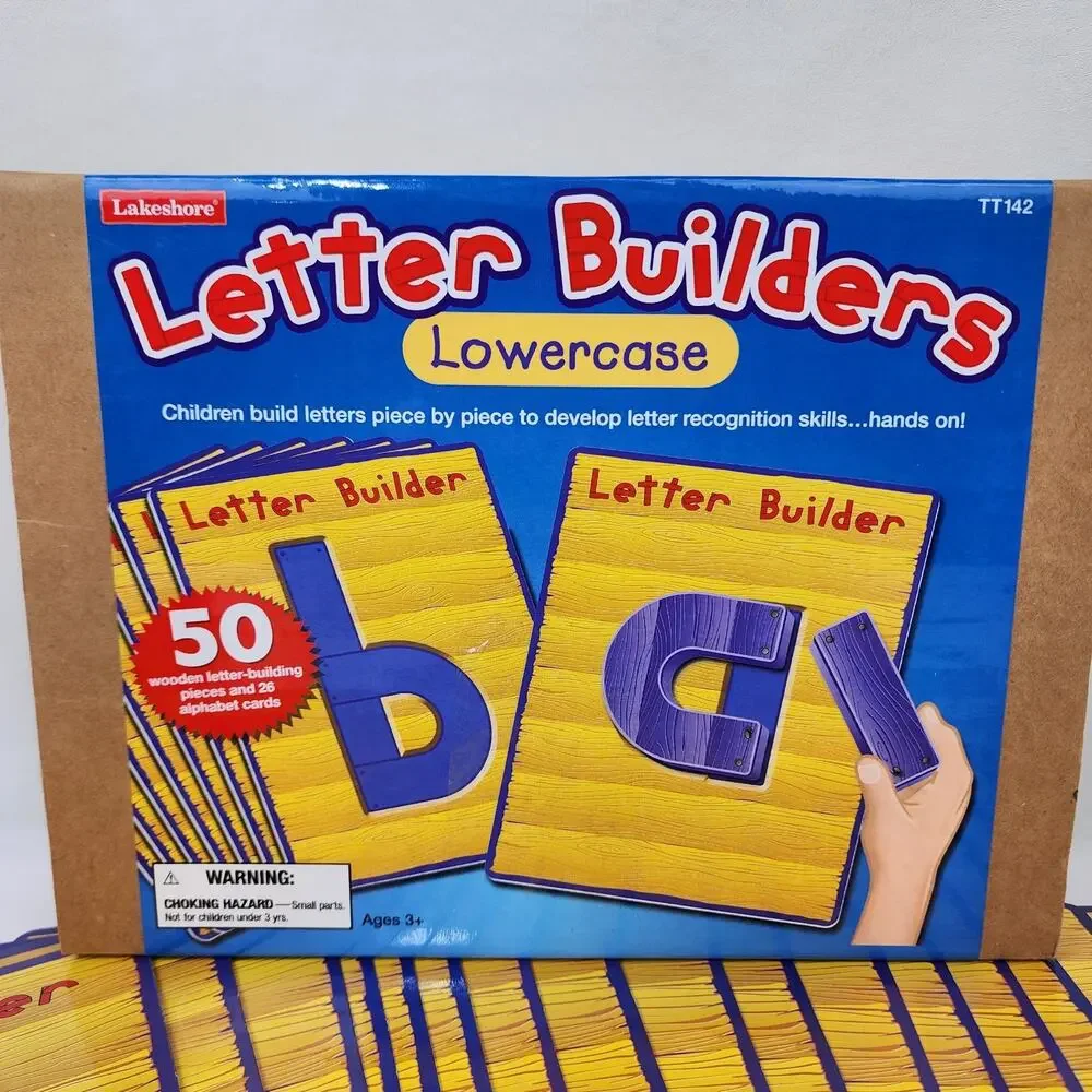 Lakeshore Letter Builders Lowercase Alphabet TT142 Educational Dexterity - Read